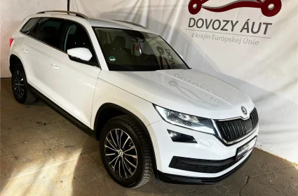 Nedávno dovezená biela Škoda Kodiaq 4x4 Style | dovozyaut.sk